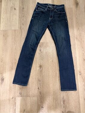 Buckle Dark Blue Slim Men's Jeans